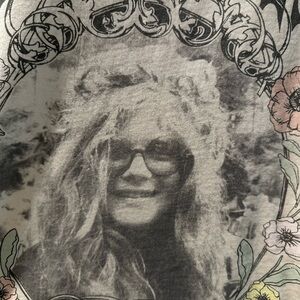 Lucky Brand VINTAGE JANIS JOPLIN long-sleeve RARE